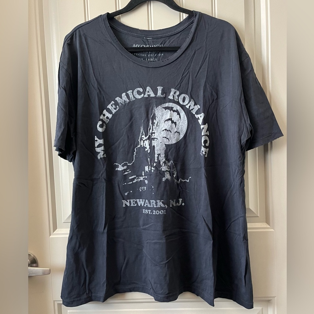 MCR haunted castle distressed t shirt special edition